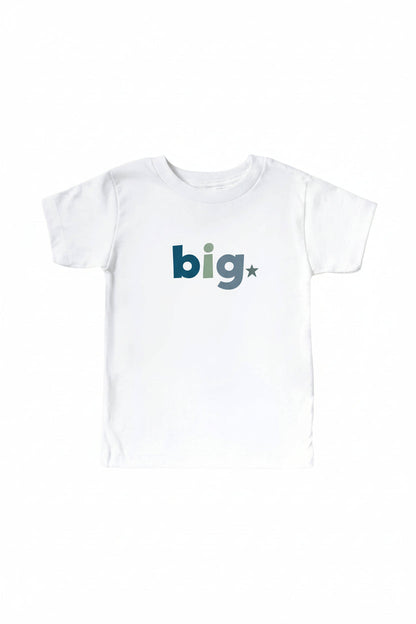 Big, Middle, Little Graphic Tee | White