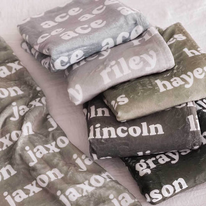 Personalized Color Blanket | Fern
