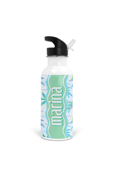 Blue Lagoon Personalized Kids Water Bottle