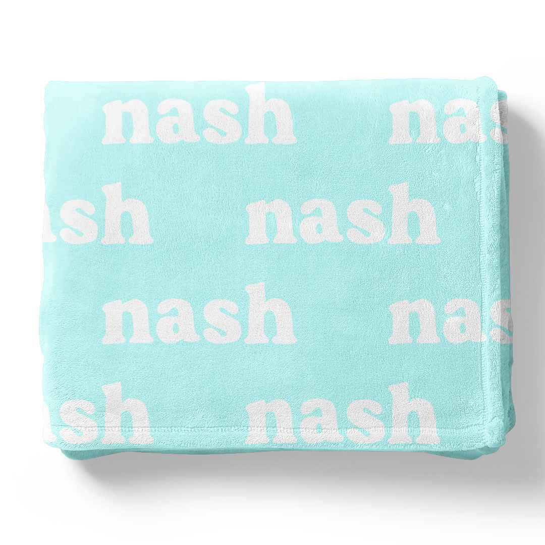 Personalized Color Blanket | Bright Neons