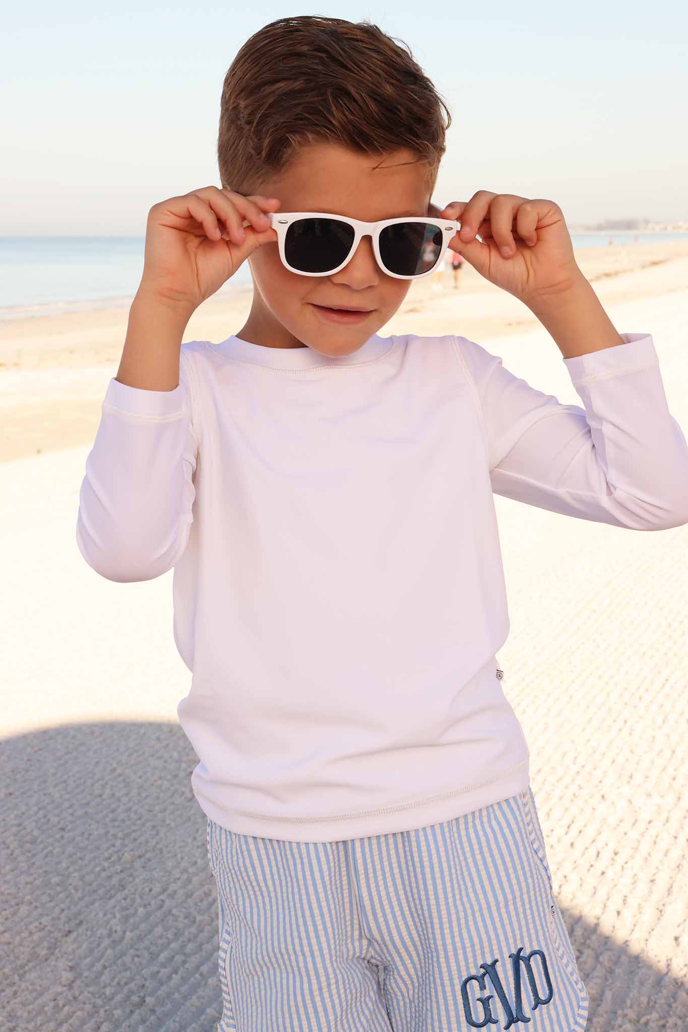 Long Sleeve Rash Guard Shirt | White