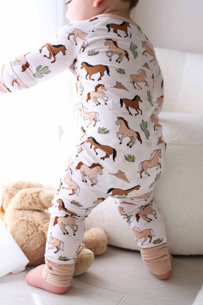 Convertible Zip Romper | Pony Club Neutral