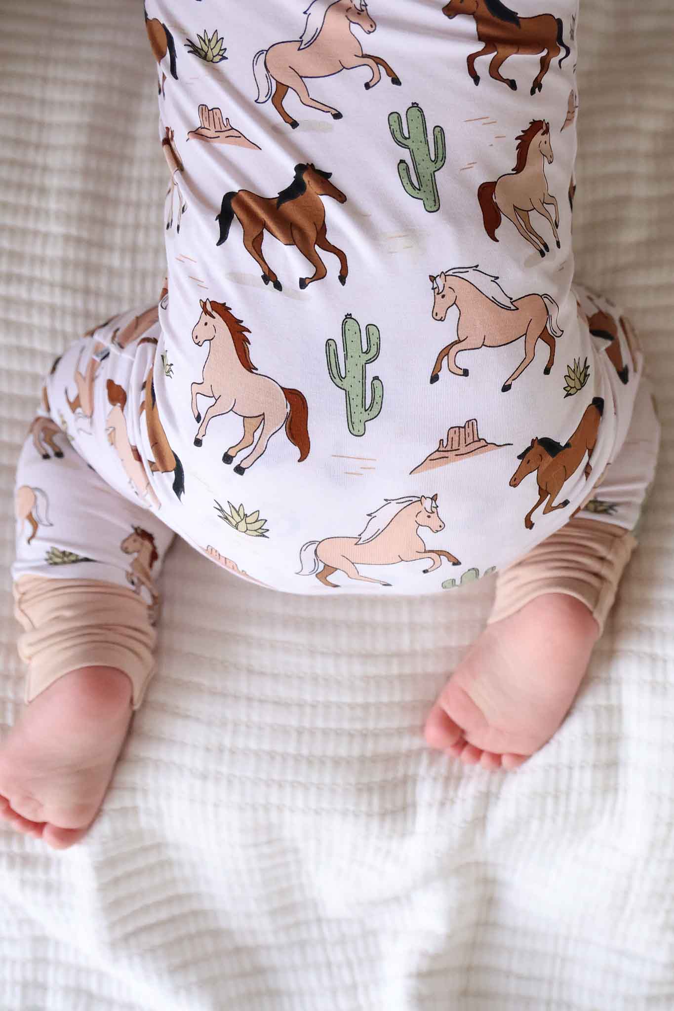 Convertible Zip Romper | Pony Club Neutral