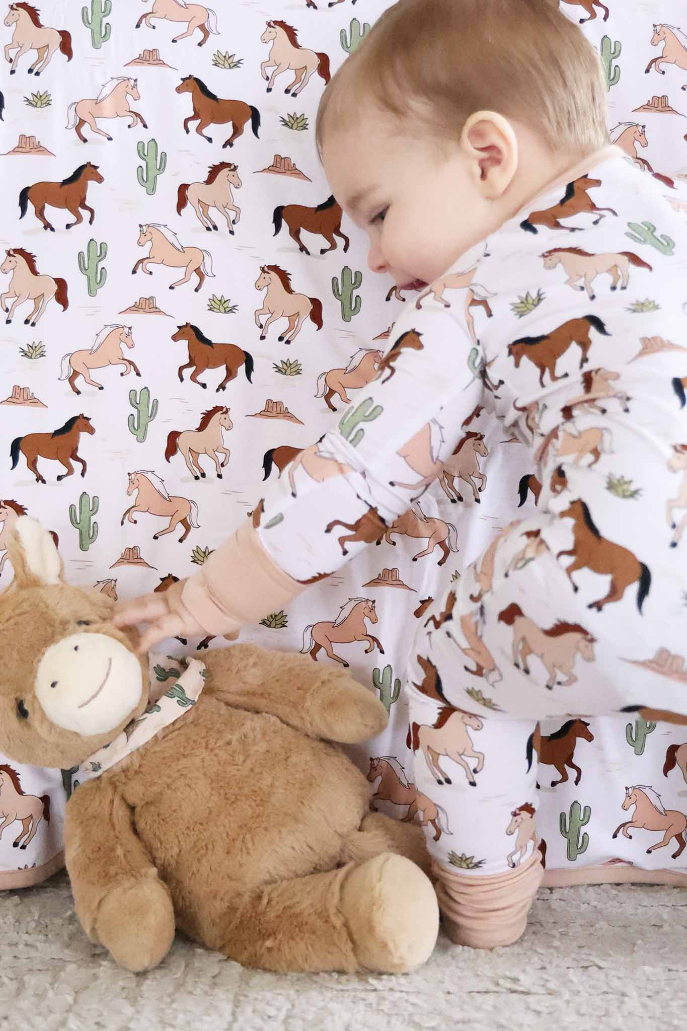 Convertible Zip Romper | Pony Club Neutral