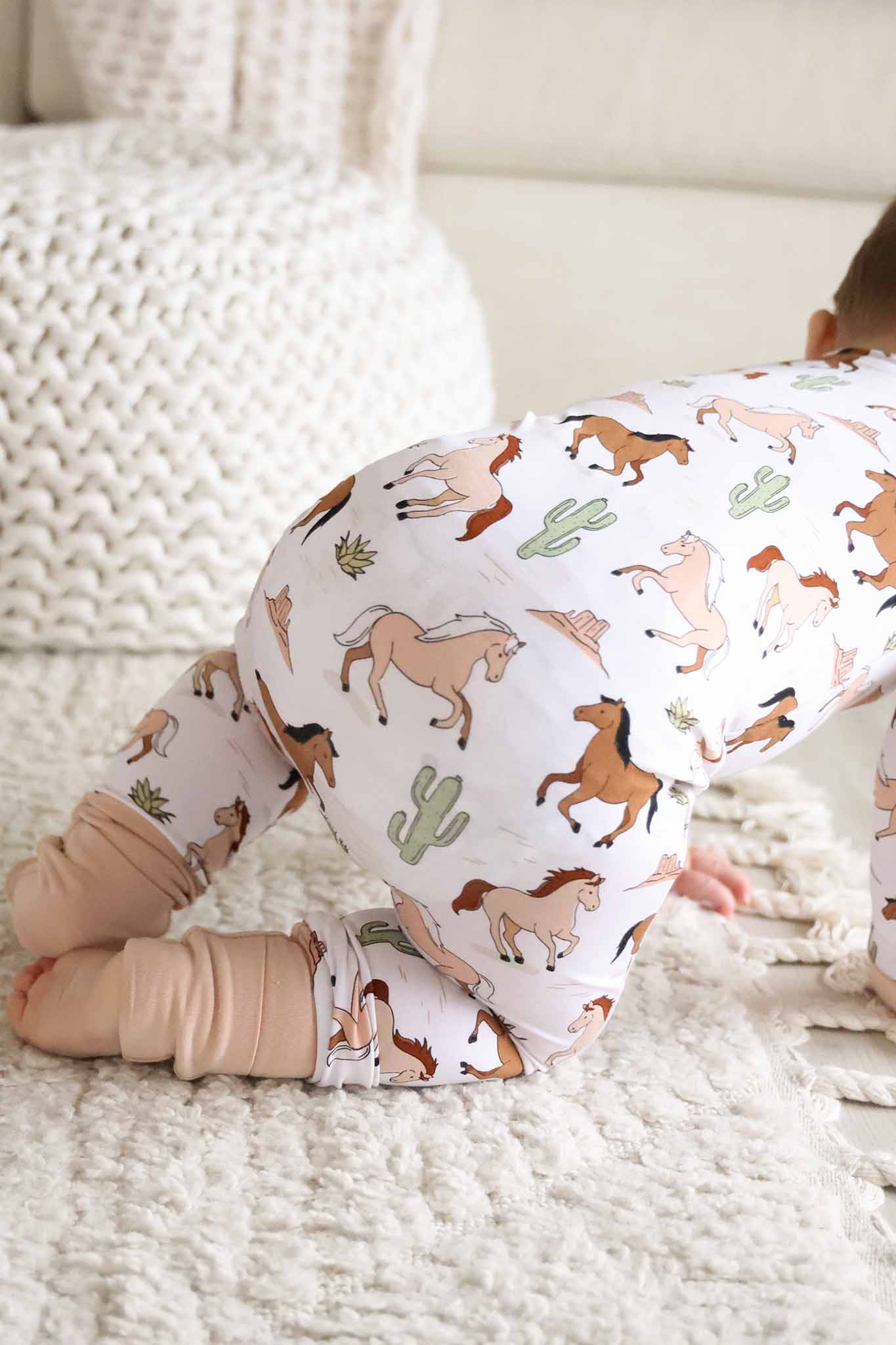 Convertible Zip Romper | Pony Club Neutral