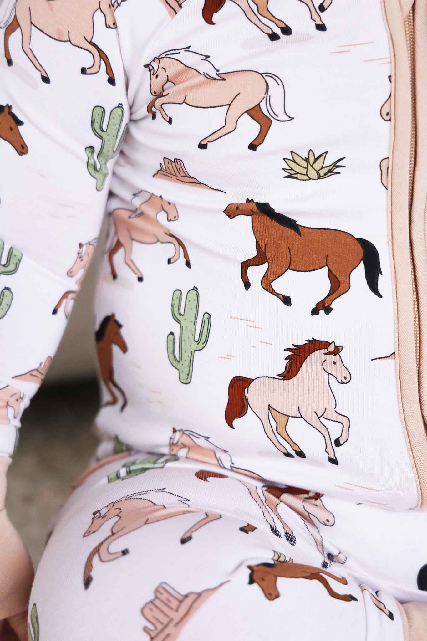 Convertible Zip Romper | Pony Club Neutral