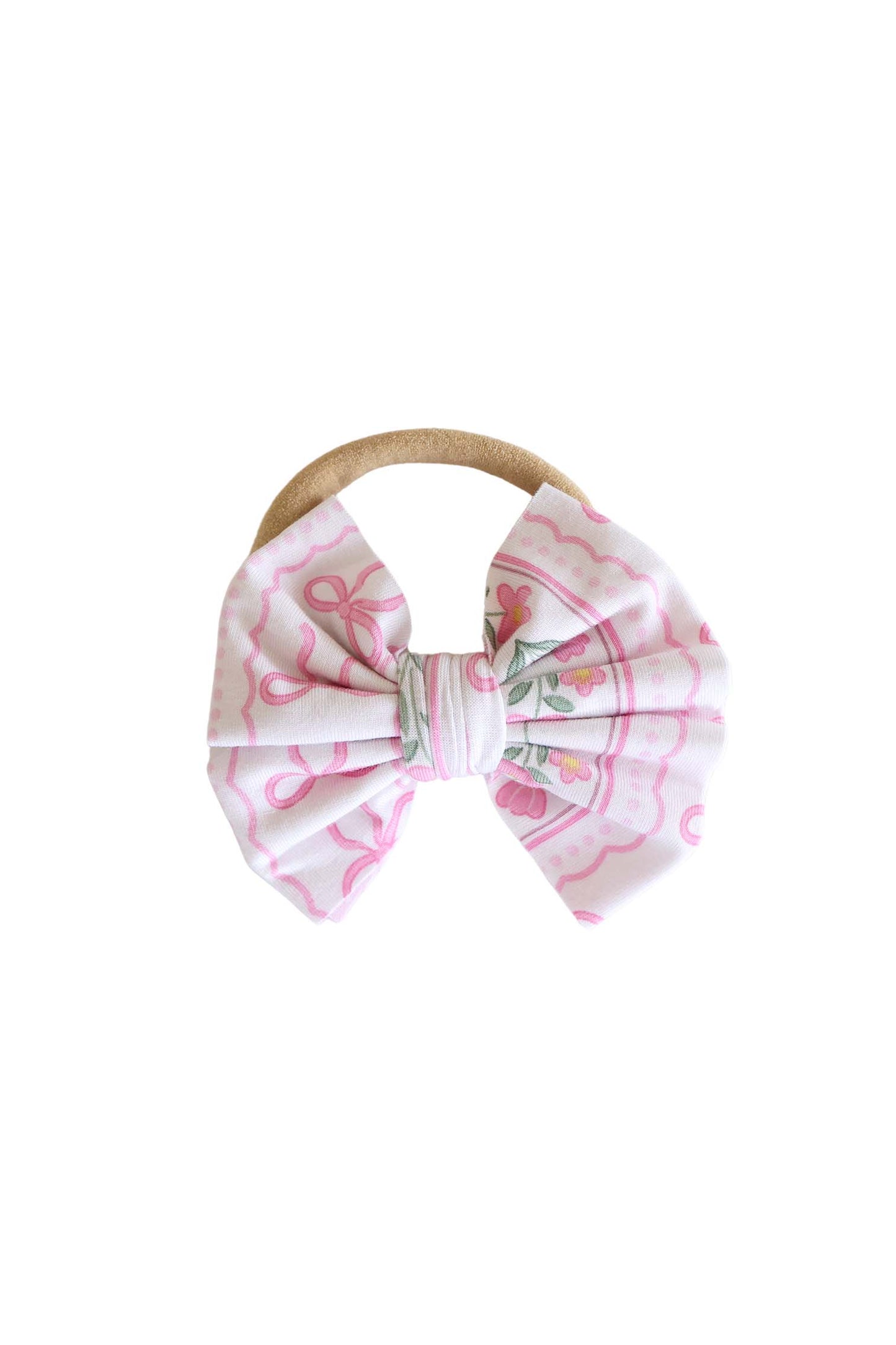 Knit Bow Headband | Coquette Garden