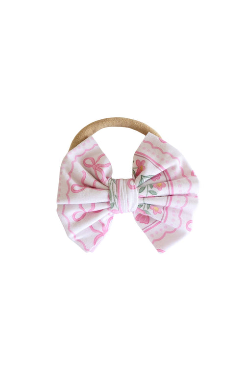Knit Bow Headband | Coquette Garden