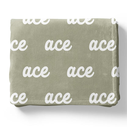 Candy Apple Personalized Color Blanket
