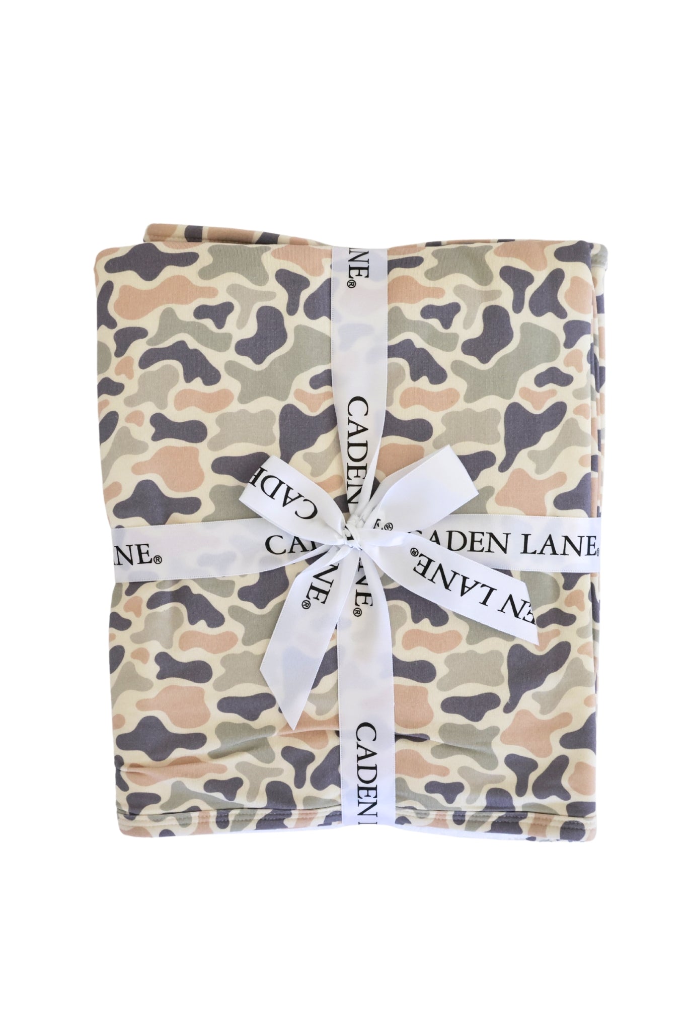Embroidered Bamboo Hooded Towel | Camo Cutie