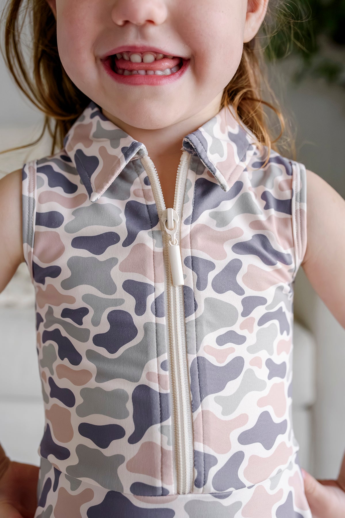 Girls' Polo Dress | Camo Cutie