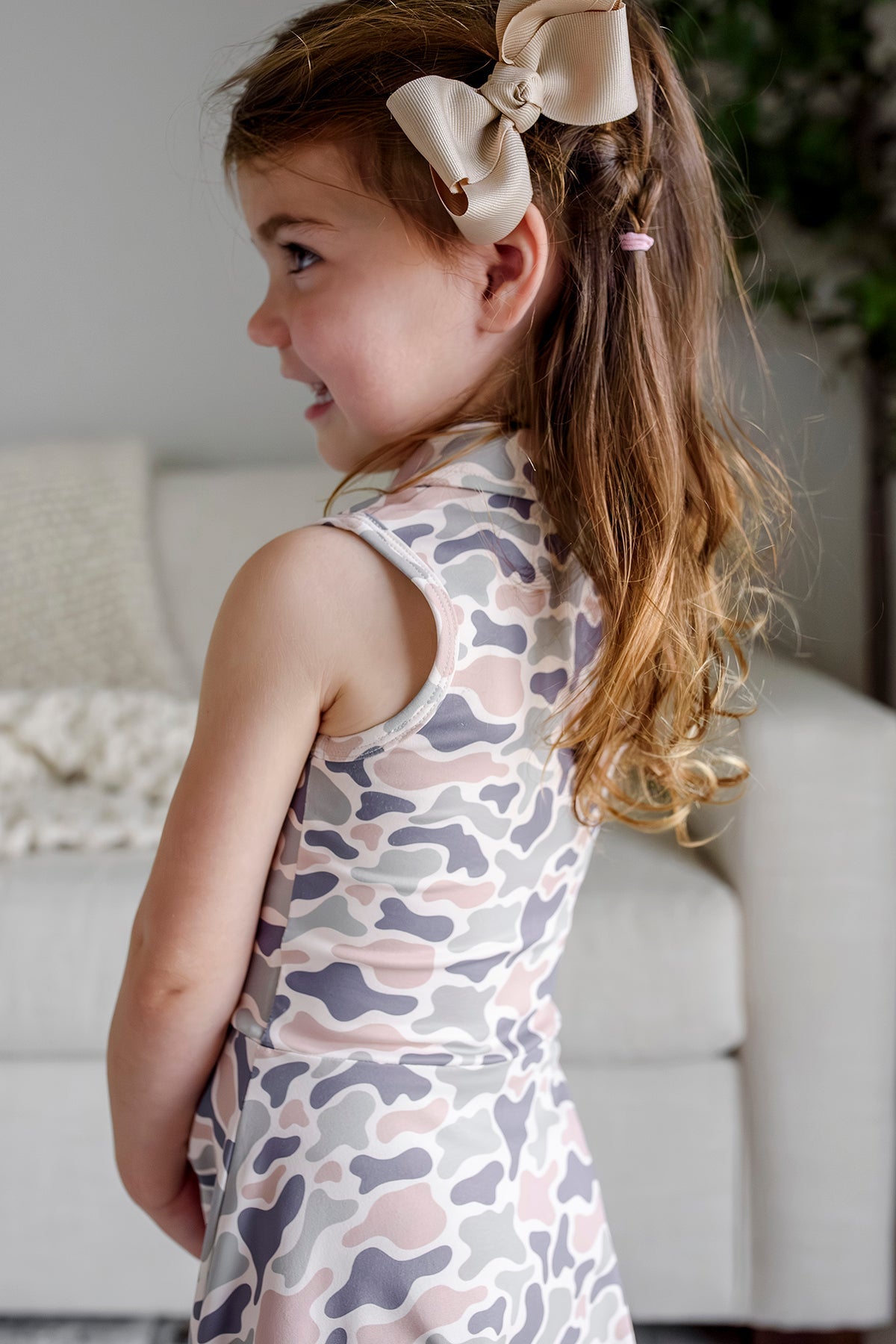 Girls' Polo Dress | Camo Cutie