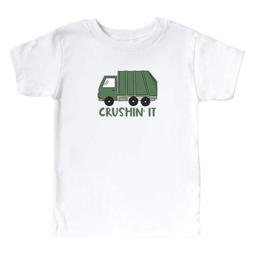 Crushin' It Kids Graphic Tee | White