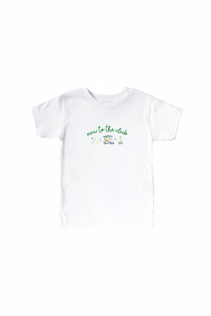 New To The Club Kids Graphic Tee | White