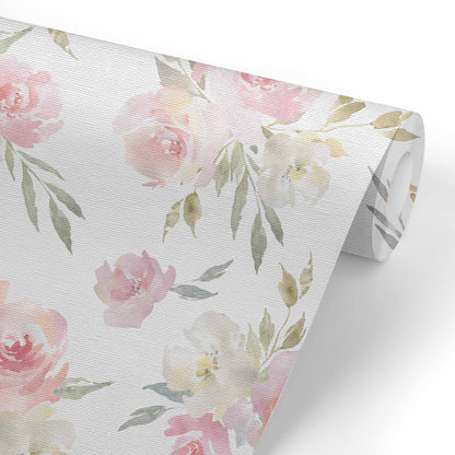 Delaney's Dusty Floral Removable Wallpaper