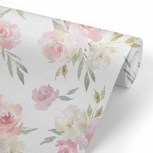 Delaney's Dusty Floral Removable Wallpaper