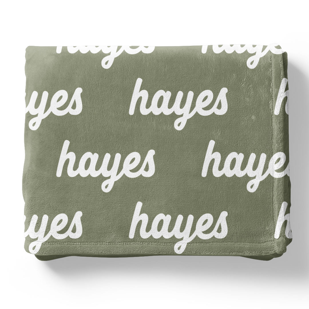 Personalized Color Blanket | Fern
