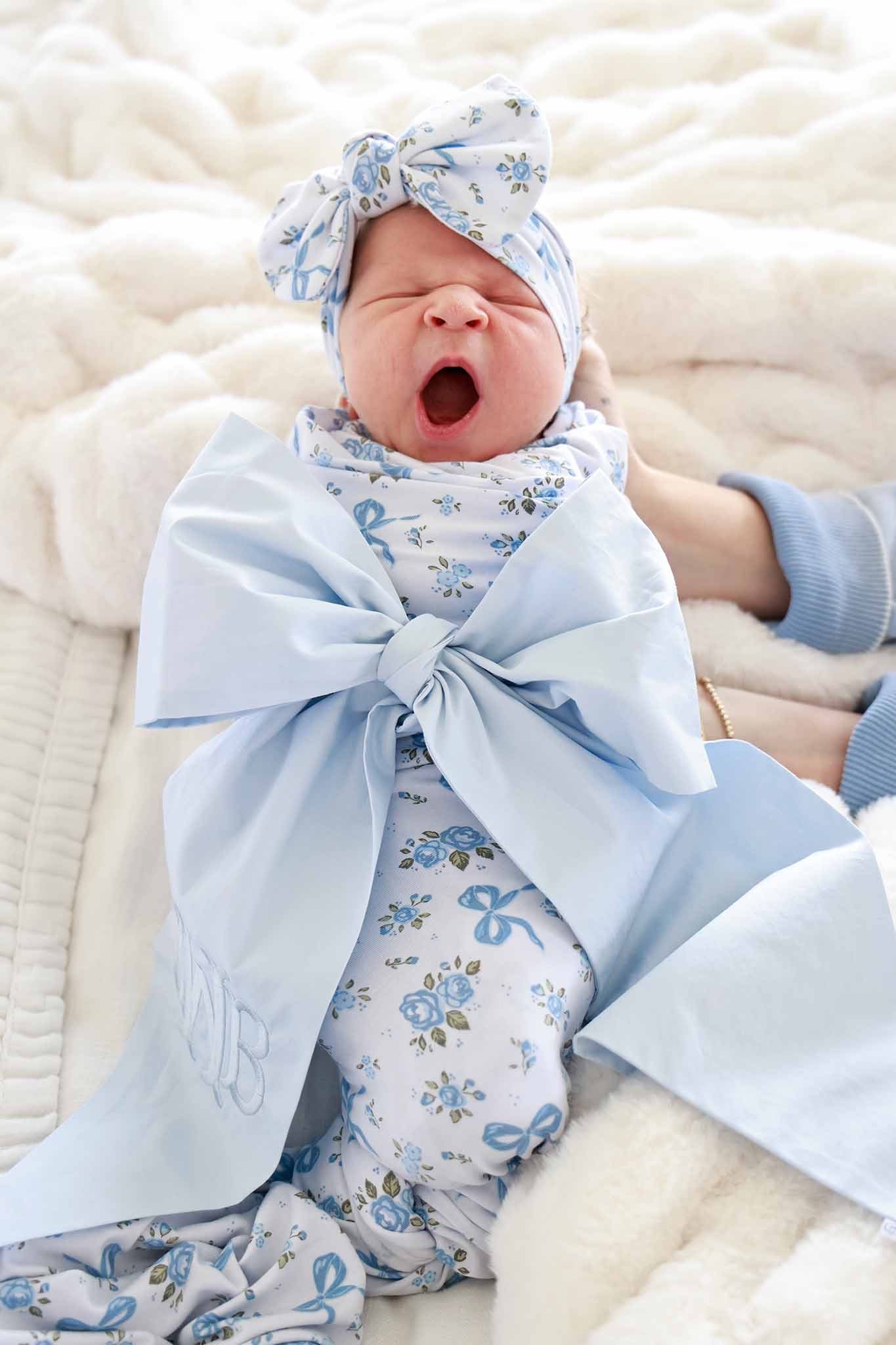 Knit Large Bow Headwrap | Tied In Blooms