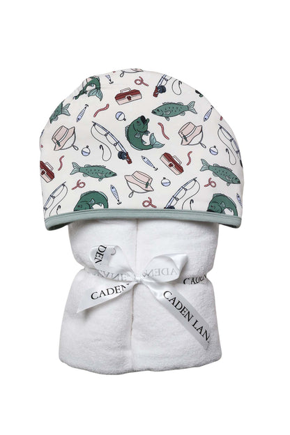 Embroidered Bamboo Hooded Towel | Off the Hook