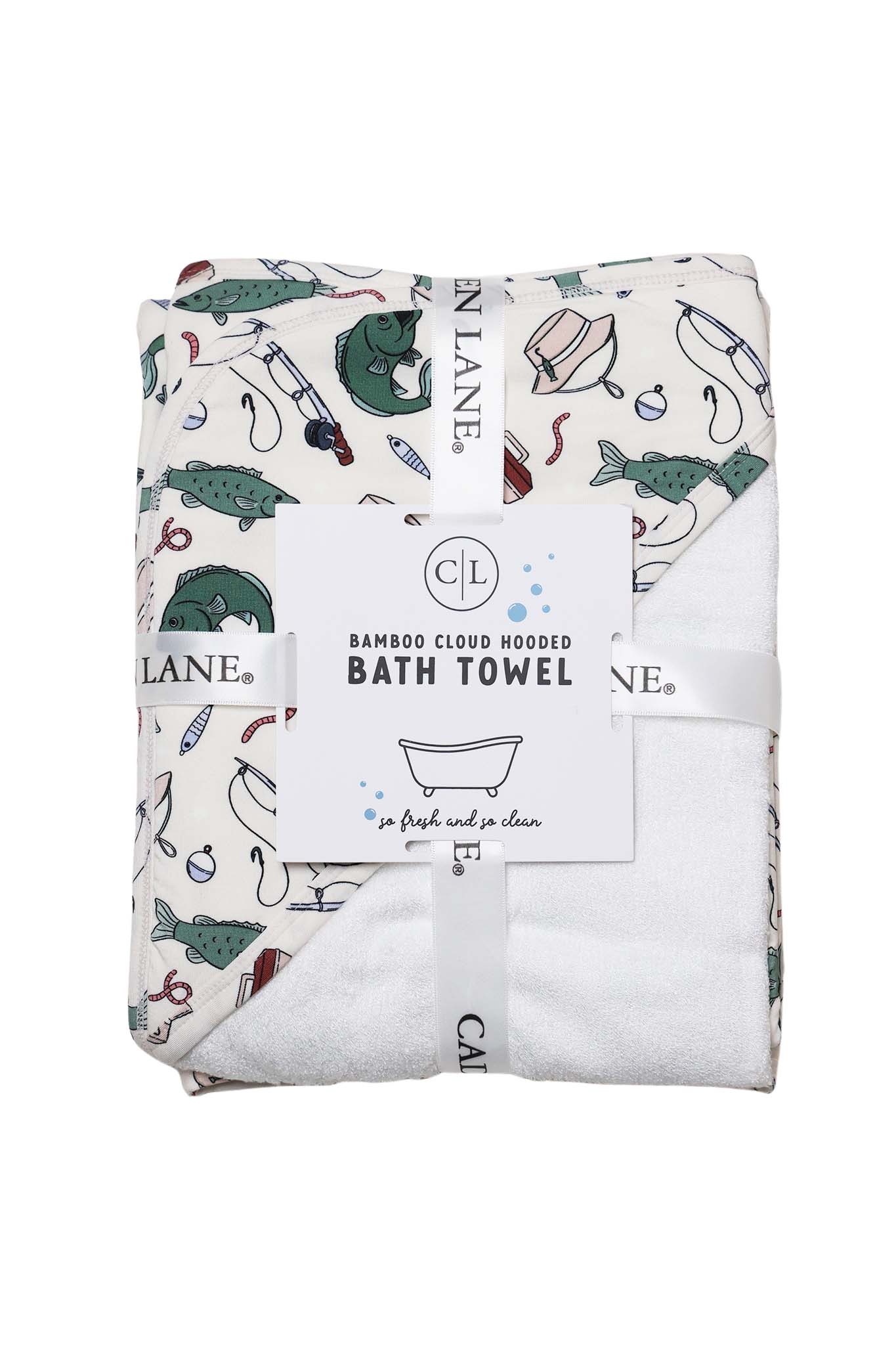 Embroidered Bamboo Hooded Towel | Off the Hook