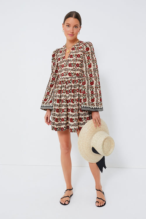 Brown Maple Short Savannah Climbing Ivy Dress