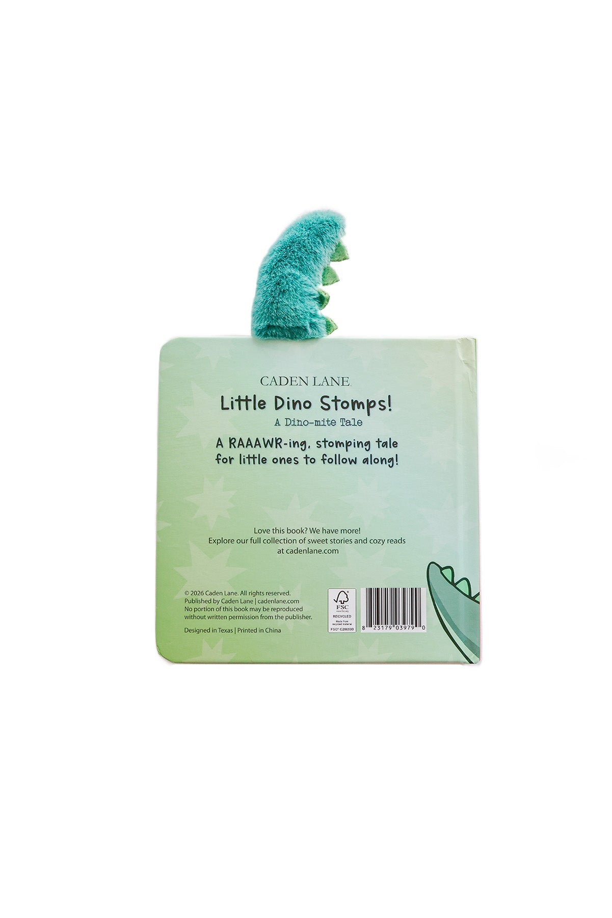 Cuddle Plush Friends Story Book | Tex T-Rex