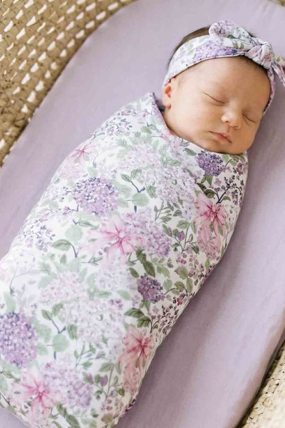 Knit Large Bow Headwrap | Lavender Lullaby