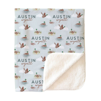 Little Duckling Personalized Kids Blanket