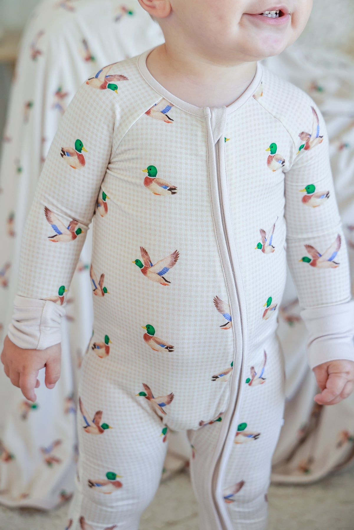 Convertible Bamboo Zip Romper | Little Mallard