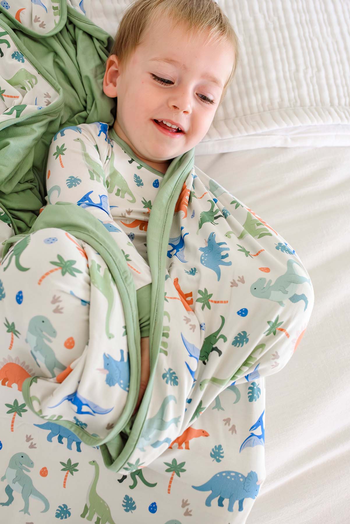 Double Sided Bamboo Blanket | Little Fossil Neutral