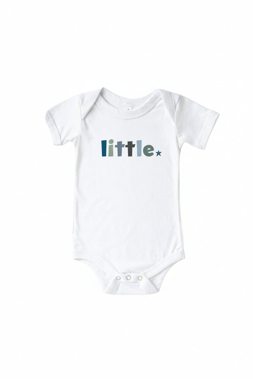 Big, Middle, Little Graphic Tee | White