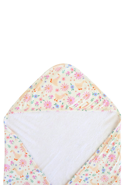 Embroidered Bamboo Hooded Towel | Loosey Goose