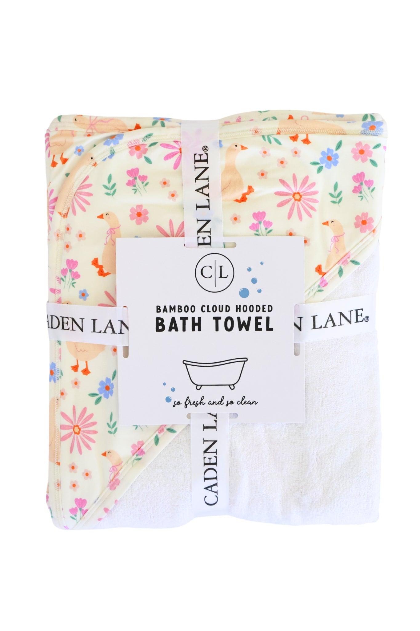 Embroidered Bamboo Hooded Towel | Loosey Goose