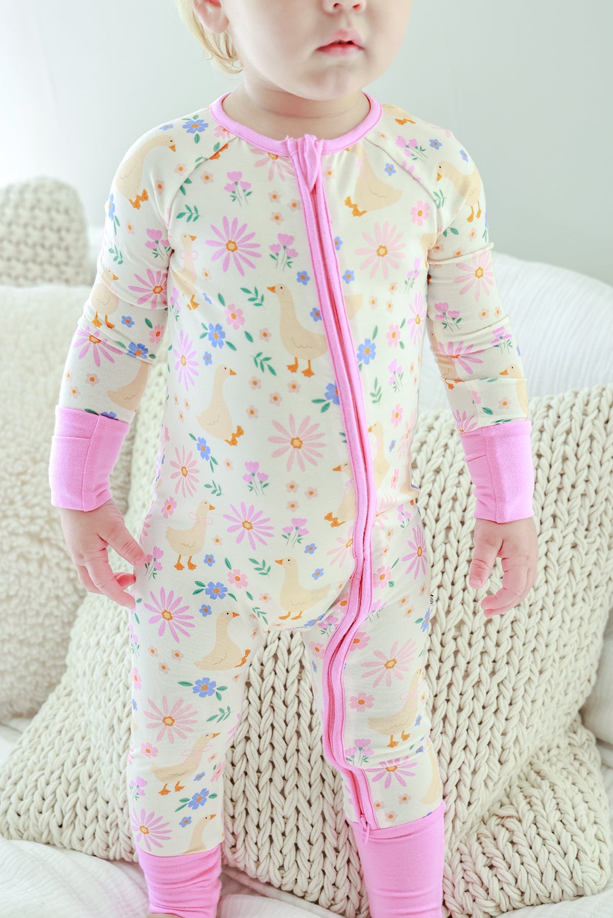 Convertible Bamboo Zip Romper | Loosey Goose
