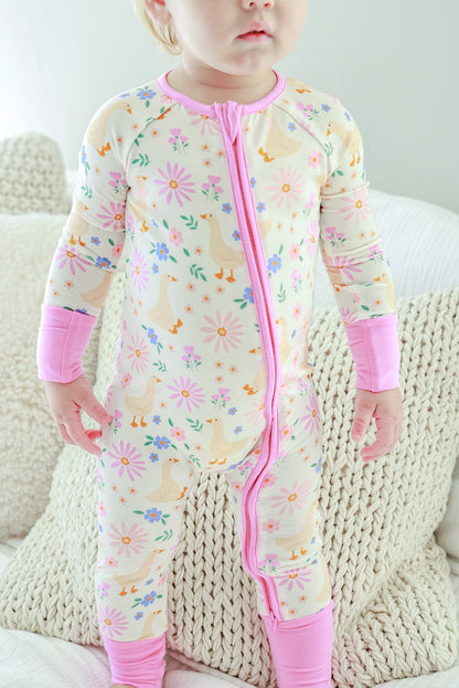 Convertible Bamboo Zip Romper | Loosey Goose