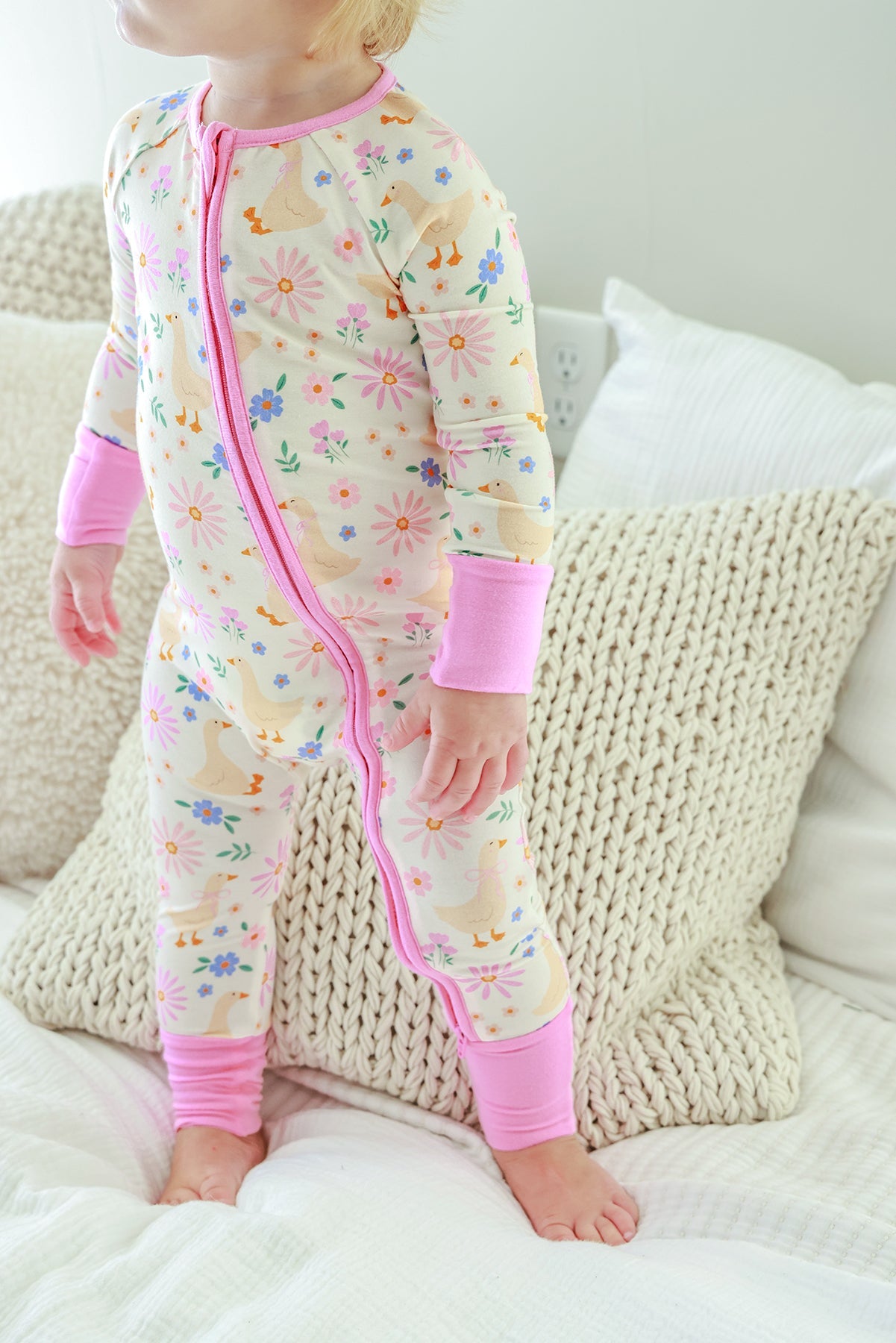 Convertible Bamboo Zip Romper | Loosey Goose