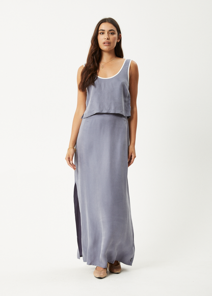 AFENDS Womens Giselle - Cupro Tank - Marlin