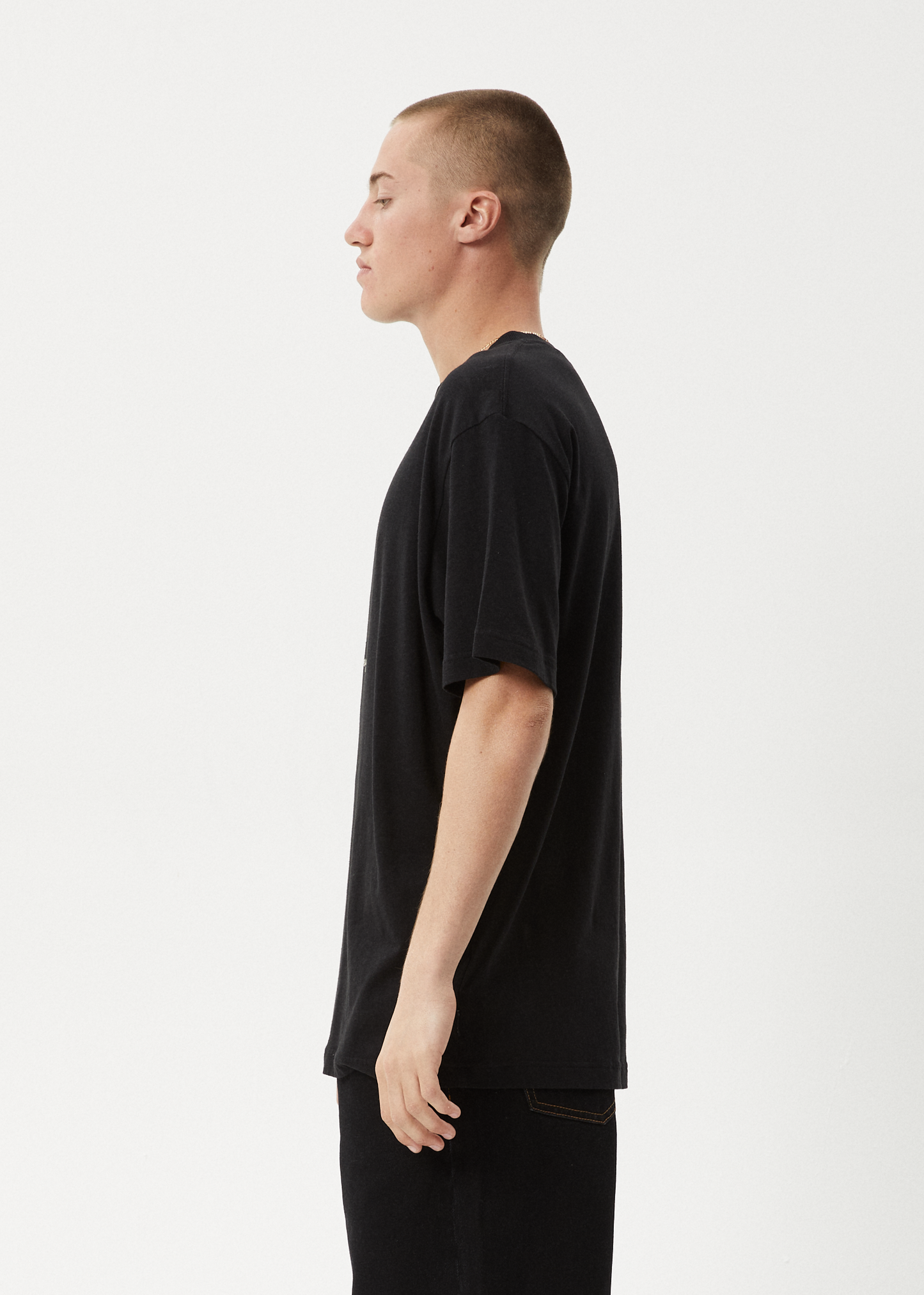 AFENDS Mens Global - Retro Tee - Black