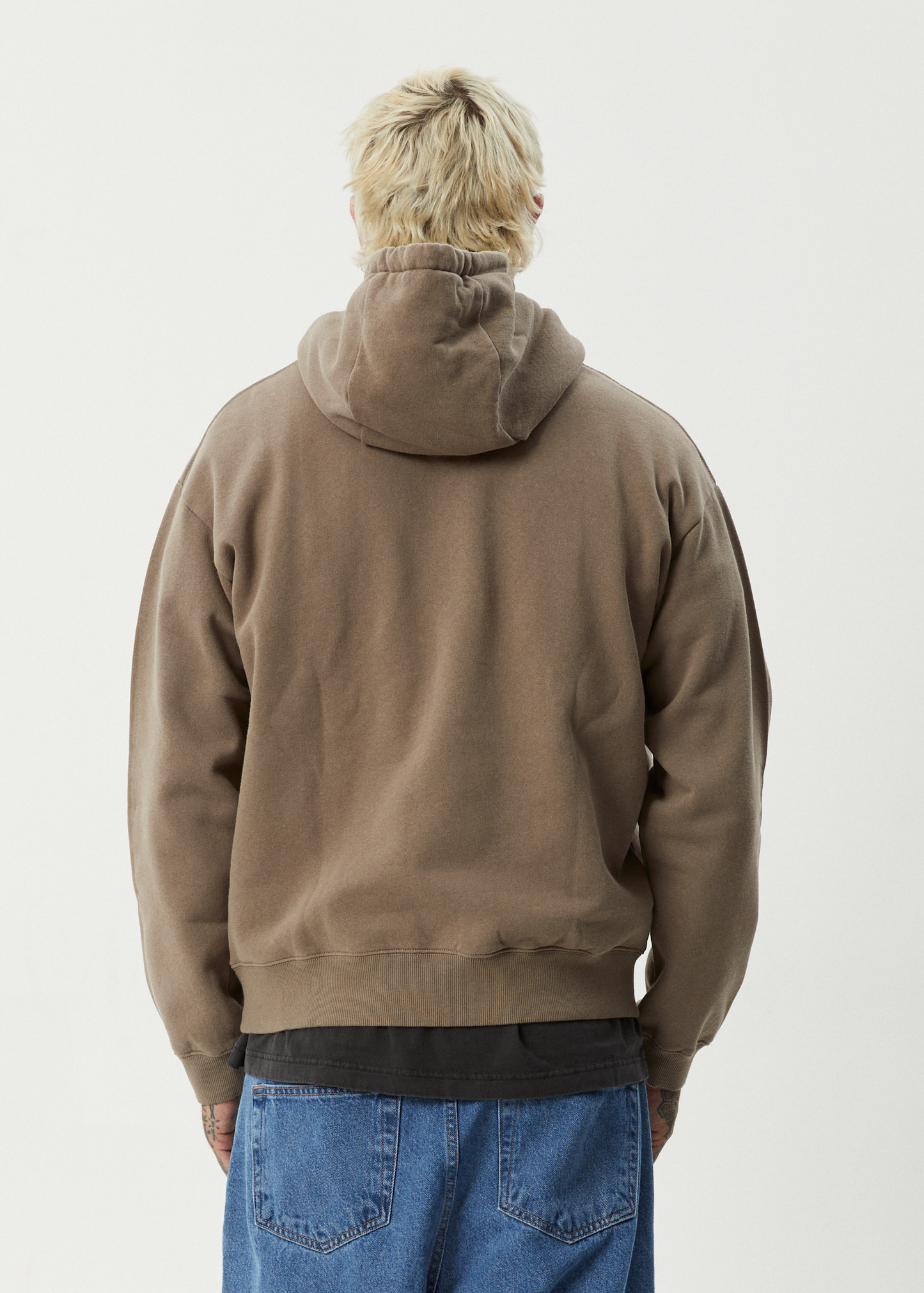 AFENDS Mens Ember - Hoodie - Fossil