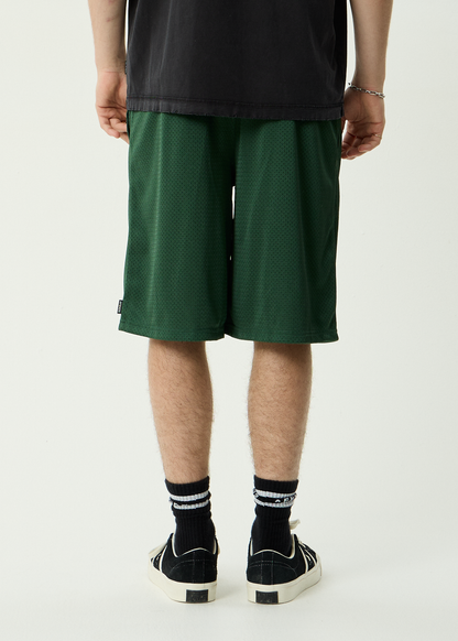 AFENDS Mens Zero Six - Basketball Short 22" - Pine