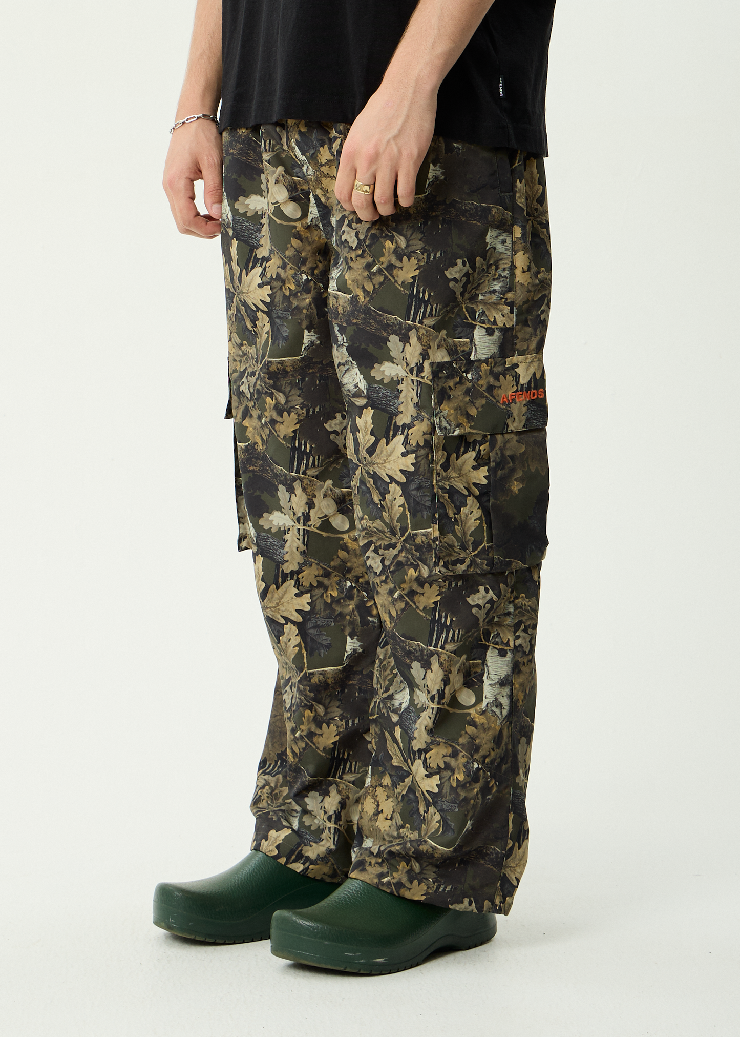 AFENDS Mens Find Me -  Water Resistant Cargo Pant - Find Me