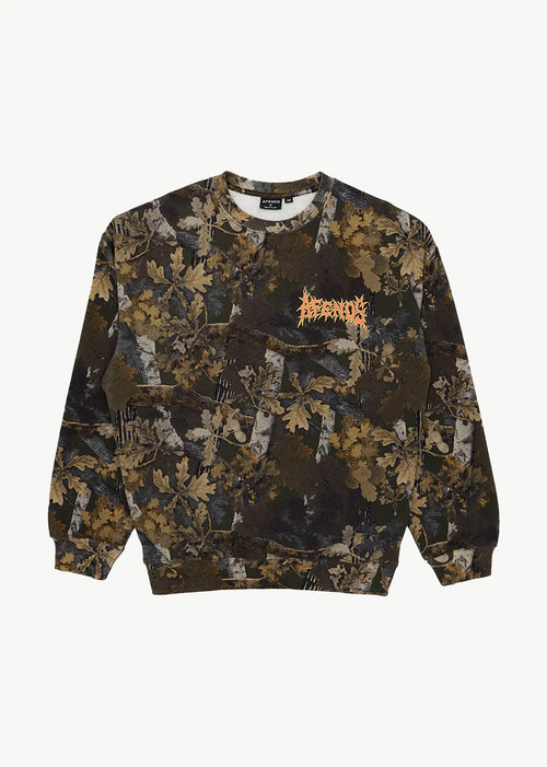 AFENDS Mens Find Me - Crew Neck - Find Me