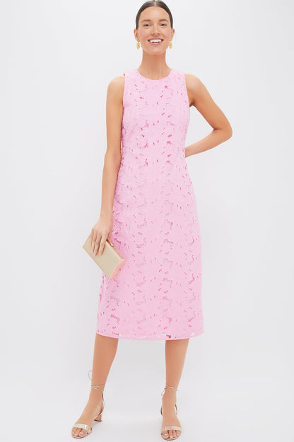 Carnation Eyelet Evelyn Midi Dress