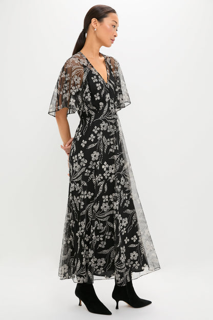 Brocade Floral The Festal Dress
