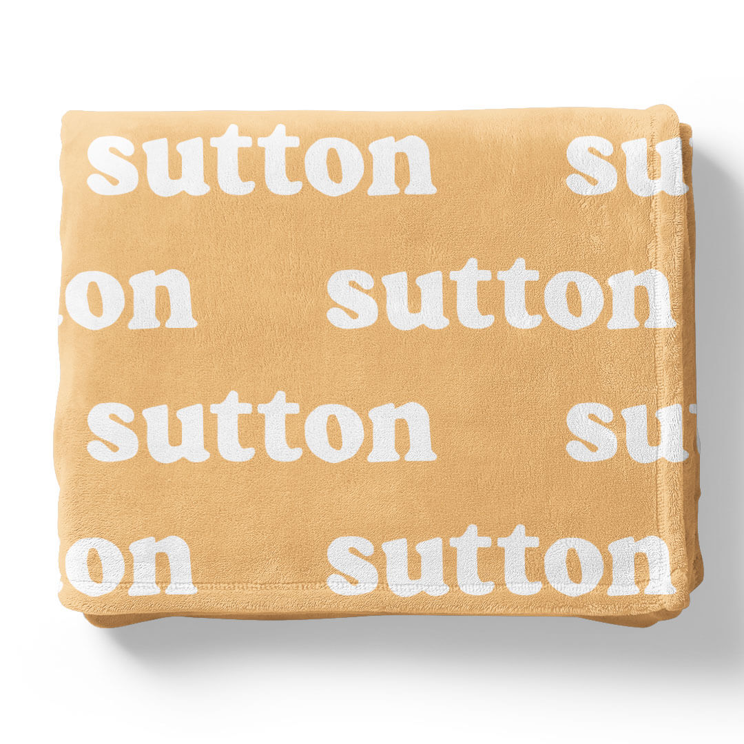 Personalized Color Blanket | Bright Neons