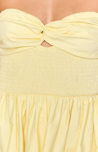 Matilda Yellow Mini Dress