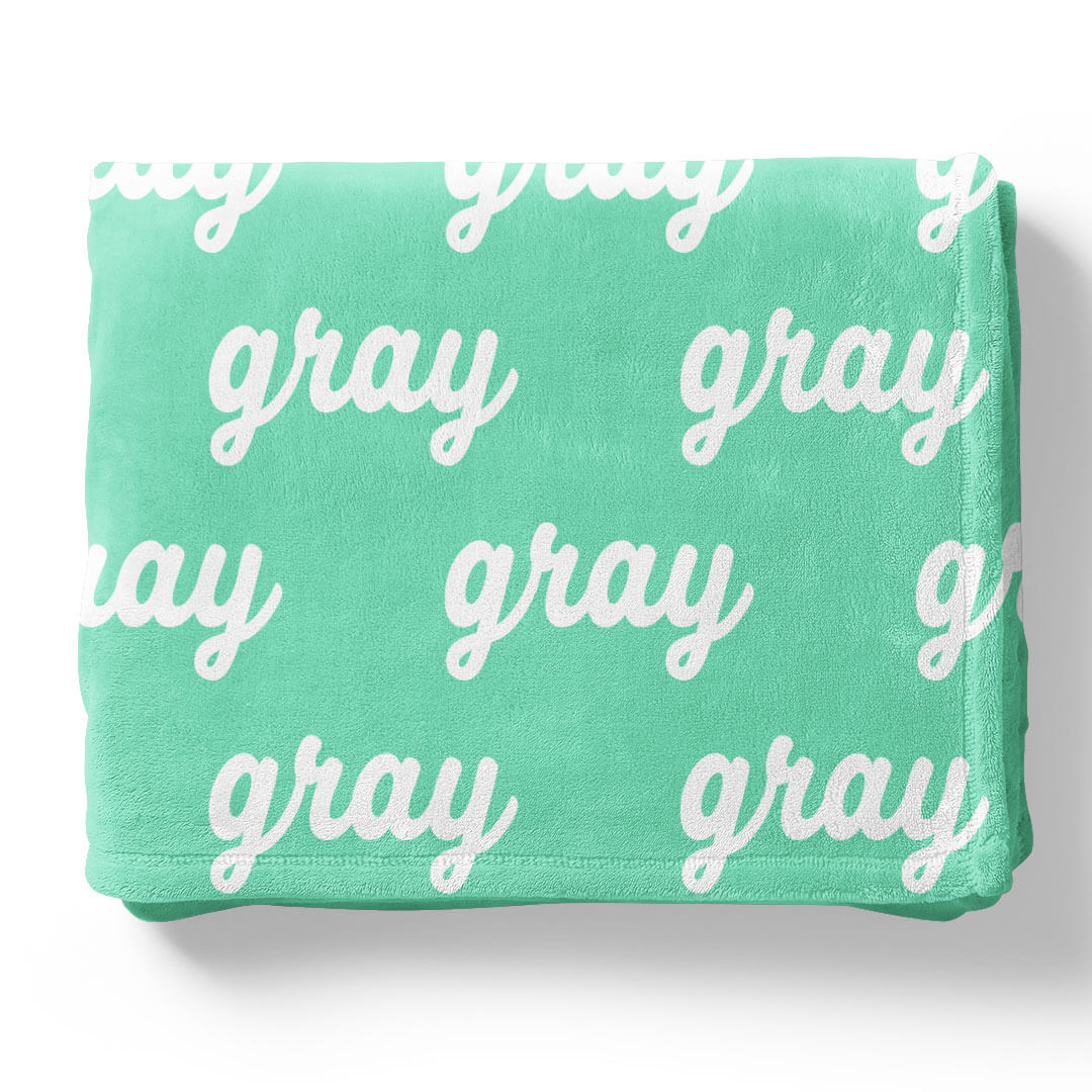 Personalized Color Blanket | Neon Lights
