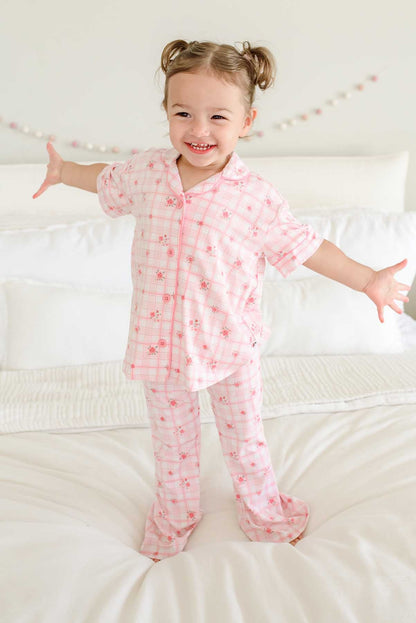 Girl's Two Piece Flare Lounge Sets