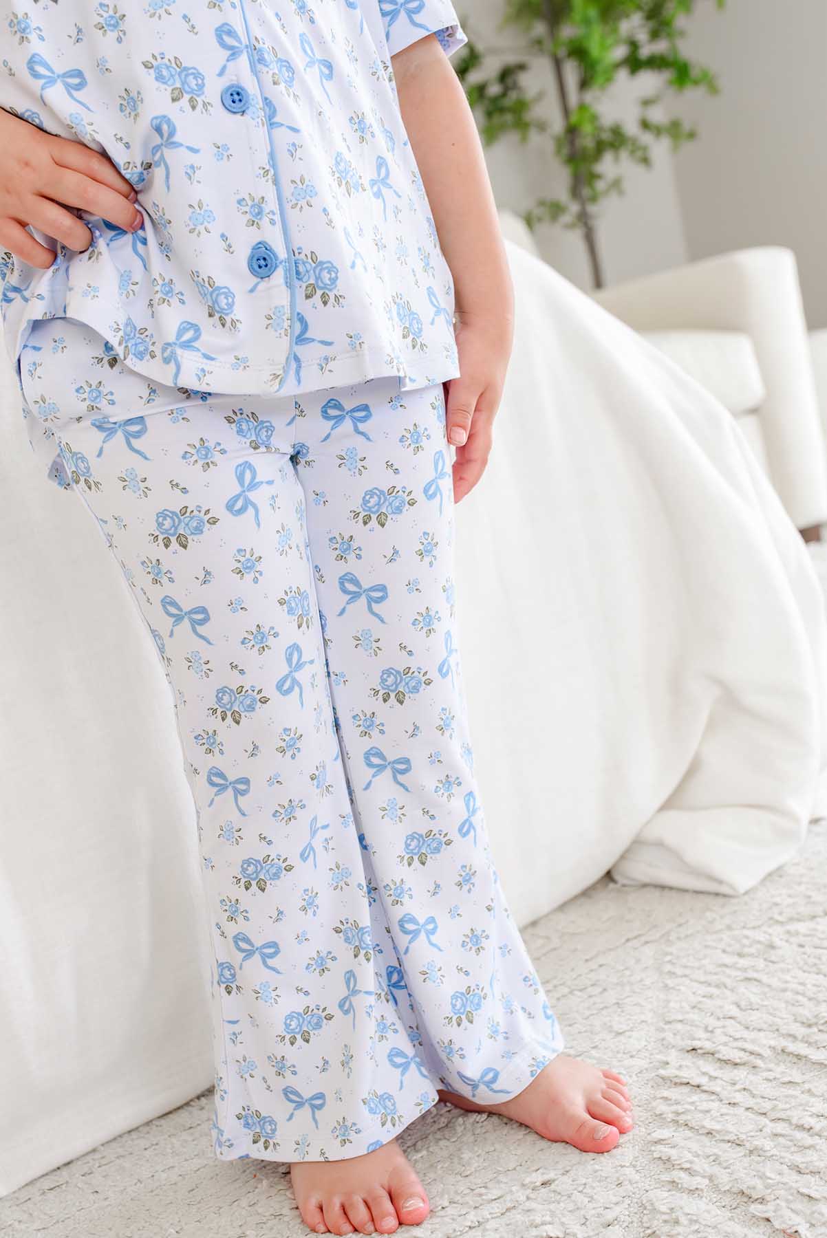 Girl's Two Piece Flare Lounge Sets