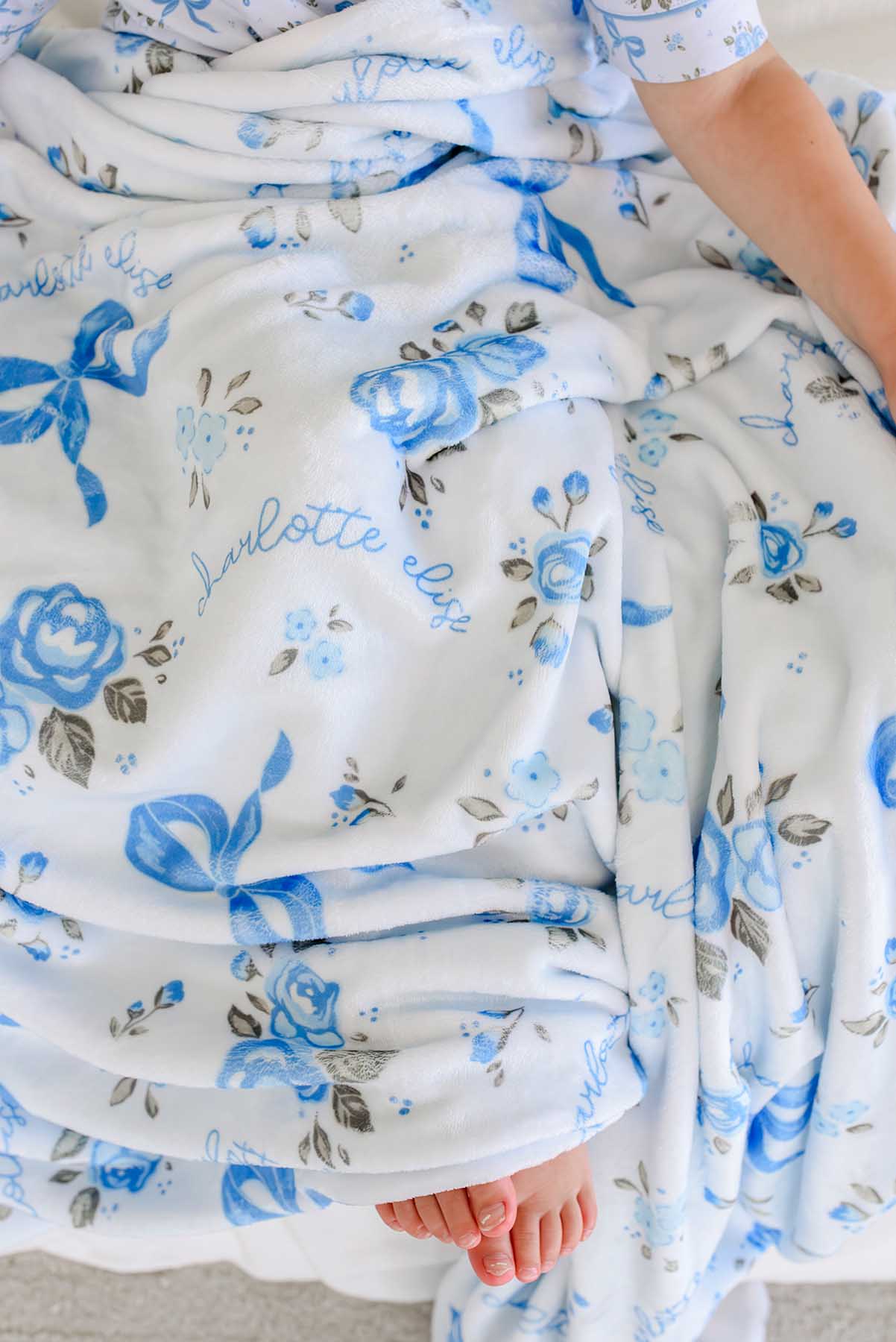 Personalized Kids' Blanket | Tied In Blooms